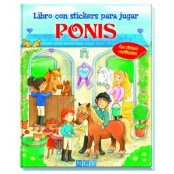 Ponis: Libro con Stickers Para Jugar