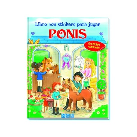 Ponis: Libro con Stickers Para Jugar